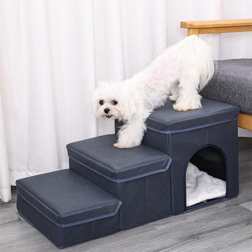 Cloth & Plush foldable Pet Ladder thermal Solid PC