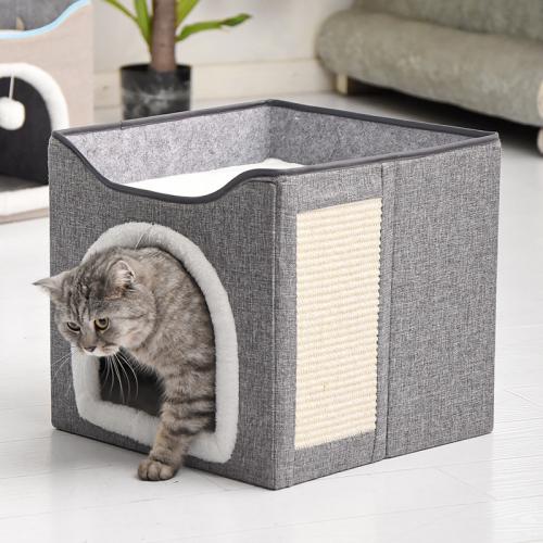 Oxford foldable Pet Bed thermal Sponge PC