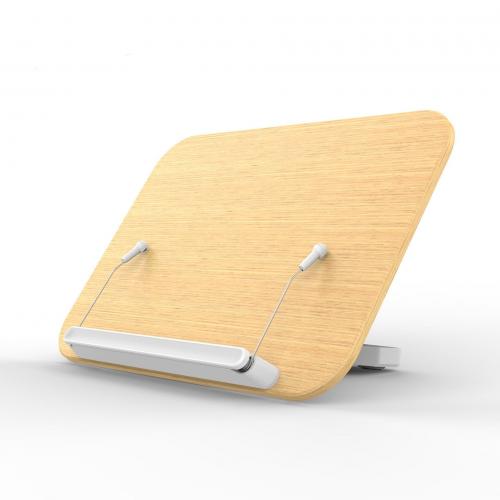 Wooden & Plastic Cement foldable Laptop Stand durable PC