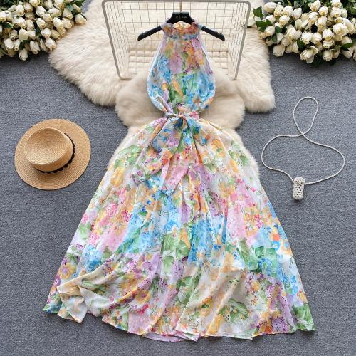Polyester Einteiliges Kleid, Zittern, mehr Farben zur Auswahl,  Stück