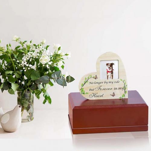 Solid Wood Cinerary Casket red PC