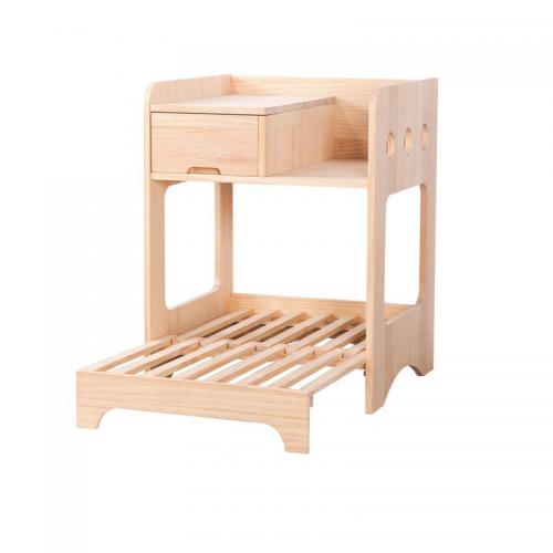 Solid Wood foldable Pet Bed hardwearing PC