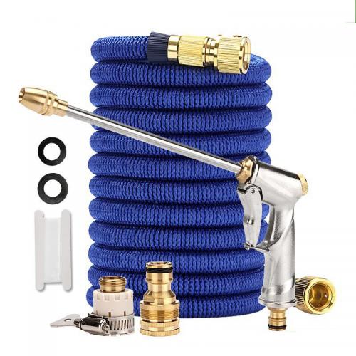 TPE-Thermoplastic Elastomer Garden Water Hose Solid blue Set