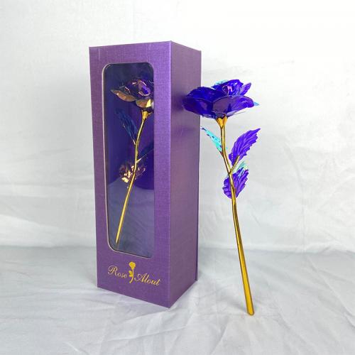 Plastique Boîte cadeau de fleur artificielle plus de couleurs pour le choix pièce
