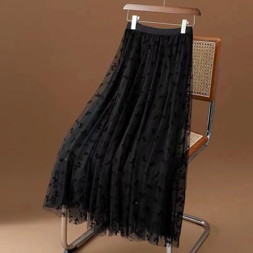 ポリエステル マキシ丈スカート パッチワーク ボウノットパターン 選択のためのより多くの色 : 一つ
