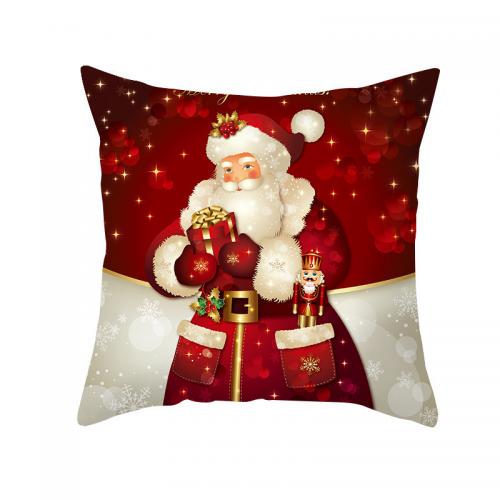 Polyester Throw Pillow durable & christmas design printed PC