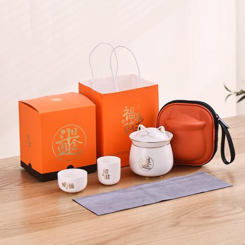 Ceramics Tea Set with gift box & multiple pieces Set