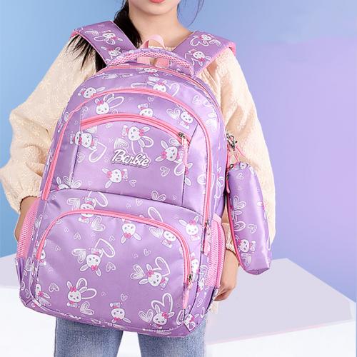 Nylon Backpack large capacity & for children & waterproof & breathable Cartoon PC