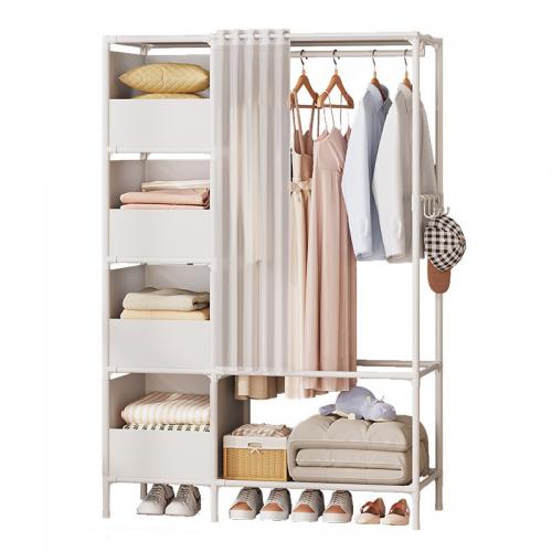 Steel Tube Clothes Hanging Rack for storage PC