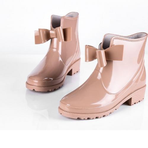 PVC Rain Boots & anti-skidding Solid Pair