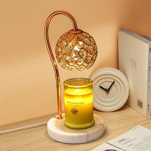 Metal & Crystal Glass & Glass adjustable light intensity Fragrance Lamps different power plug style for choose PC