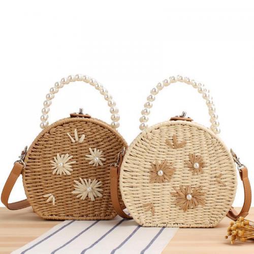 Paper hard-surface & Easy Matching Woven Tote attached with hanging strap floral PC