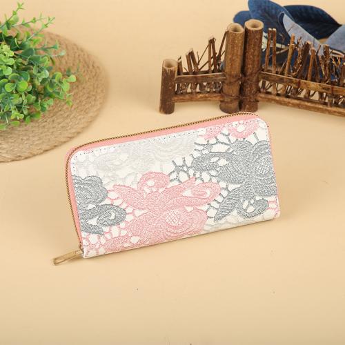 Full Grain Cowhide Leather & PU Leather & Polyester Clutch & Easy Matching Change Purse portable PC