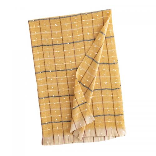 Polyester lengthening Women Scarf dustproof & thermal plaid PC