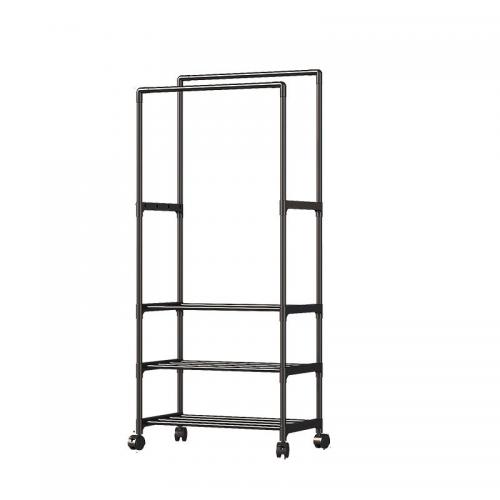 Steel Tube & Polypropylene-PP Clothes Hanging Rack for storage PC