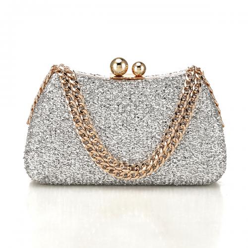 Metal & Polyester hard-surface & Easy Matching Clutch Bag PC