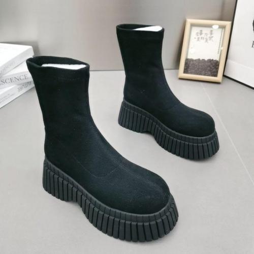 Rubber & Suede heighten Boots & thermal Pair