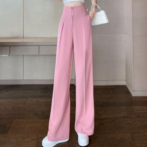 Polyester Women Long Trousers Solid PC