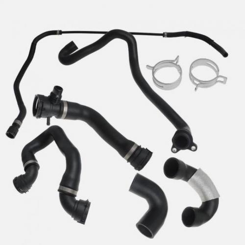 BMW 135i 335i 335xi 2007-2010 Radiator Coolant Water Hose Pipe Kit, for Automobile, , Sold By Set