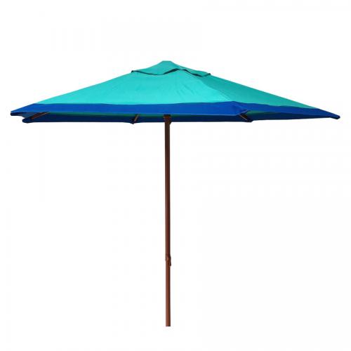 Stalen buis & Polyester Stoffen Zonnige Paraplu Solide gemengde kleuren stuk