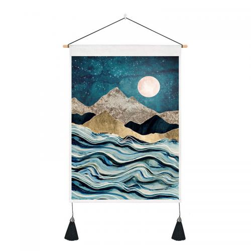 Polyester and Cotton Wall-hang Paintings for home decoration printed PC