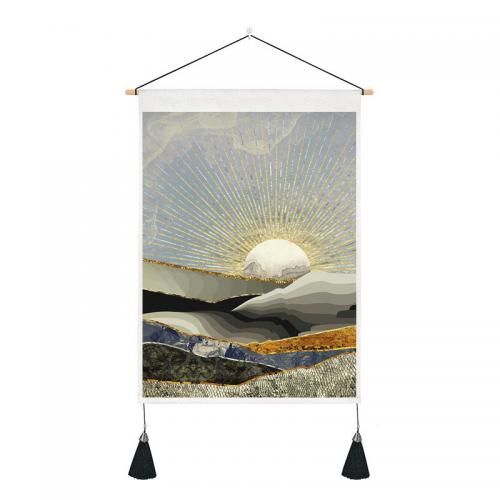 Polyester and Cotton Creative Wall-hang Paintings for home decoration printed PC