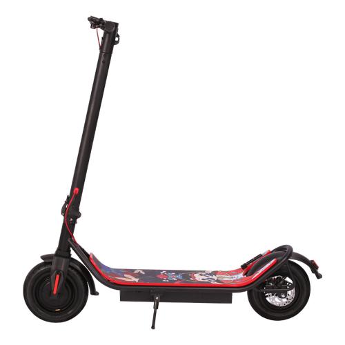 Aluminium Alloy foldable Electric Scooter break proof zincification mixed colors PC