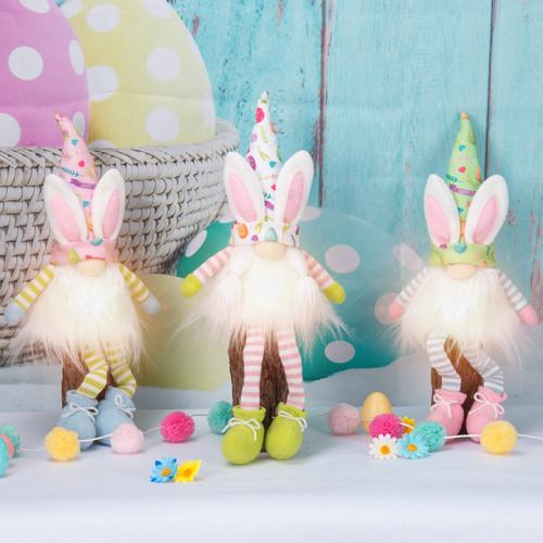 Polyester Easter Design & With light Doll Battery Type PC