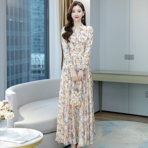 Polyester One-piece Dress & breathable printed PC