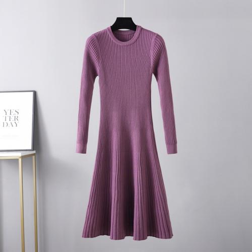 Polyamid Pullover Kleid, Gestrickte, Solide, mehr Farben zur Auswahl, :,  Stück