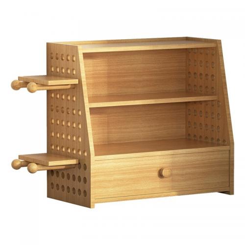 Medium Density Fiberboard & Solid Wood Shelf for storage PC