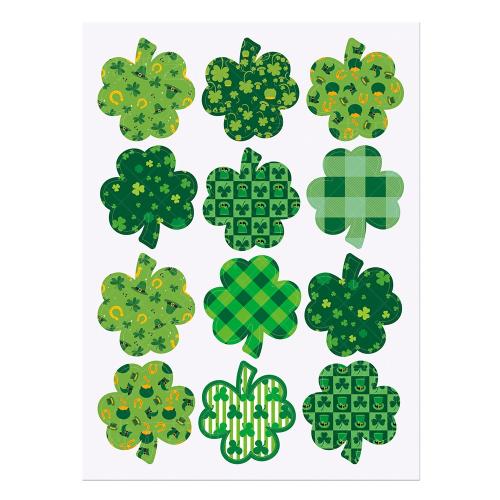Pressure-Sensitive Adhesive & Paper Decoration for home decoration & four piece Painted Plant green Set