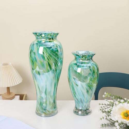 Glass Vase Solid green PC