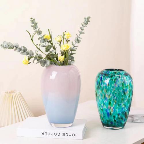 ガラス 花瓶 単色 選択のためのより多くの色 一つ