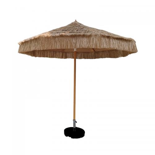 Polyester Fabrics & Aluminium Alloy windproof Sunny Umbrella durable & anti ultraviolet & sun protection & waterproof Solid coffee PC