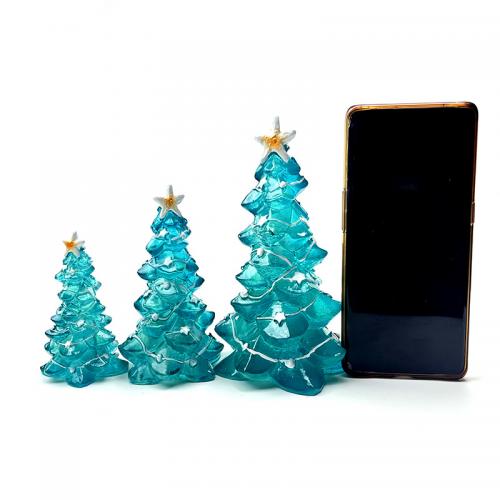 Resin Decoration for home decoration & christmas design green PC
