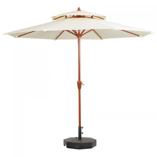 Polyester Fabrics & Iron Sunny Umbrella durable & anti ultraviolet & sun protection & waterproof Solid PC