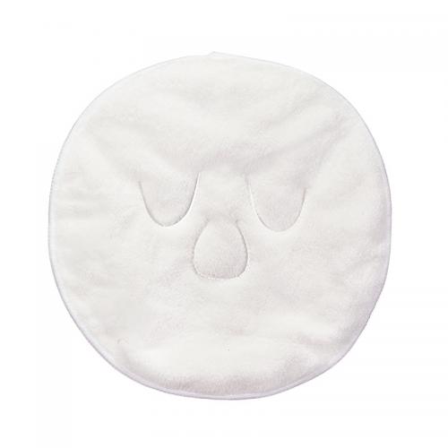 Coral Fleece Face Steaming Towel white PC