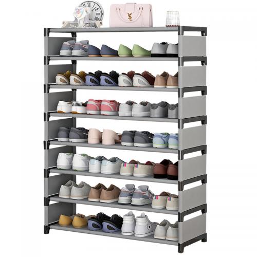 Metal Multilayer Shoes Rack Organizer for storage Solid gray PC