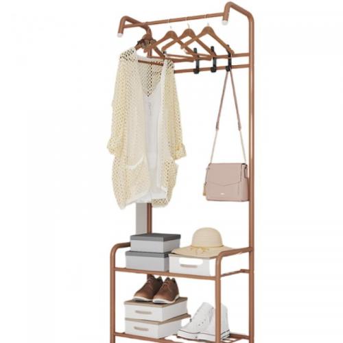 Steel Tube Multifunction Clothes Hanging Rack for storage PC