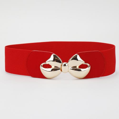 PU Leather Easy Matching Waist Band Solid red PC