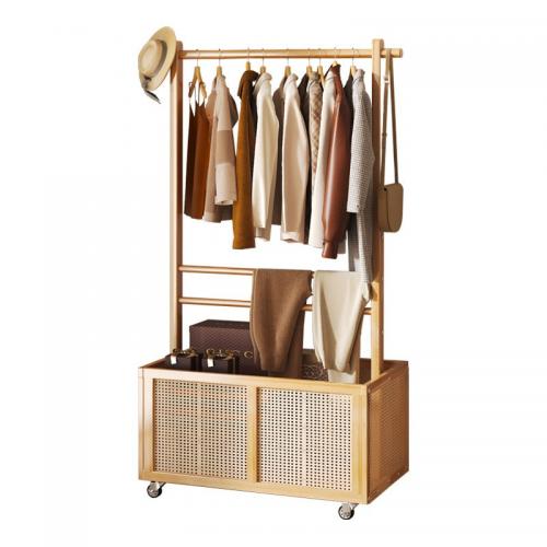 Moso Bamboo & Rattan Clothes Hanging Rack durable & hardwearing Solid PC