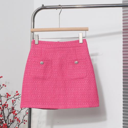 Polyester High Waist Package Hip Skirt slimming & anti emptied patchwork PC
