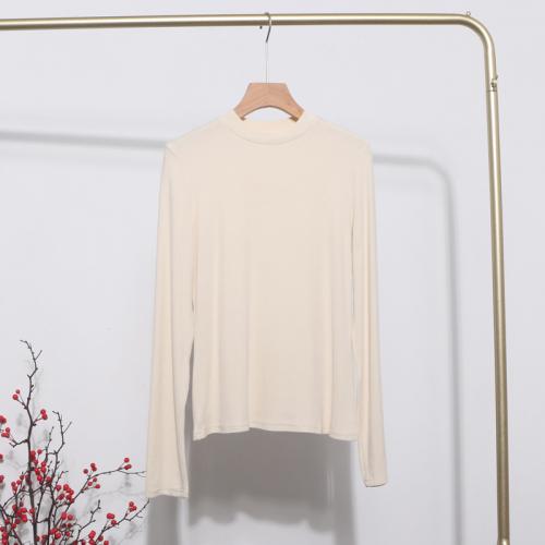 Polyester & Cotton Slim Women Long Sleeve T-shirt : PC