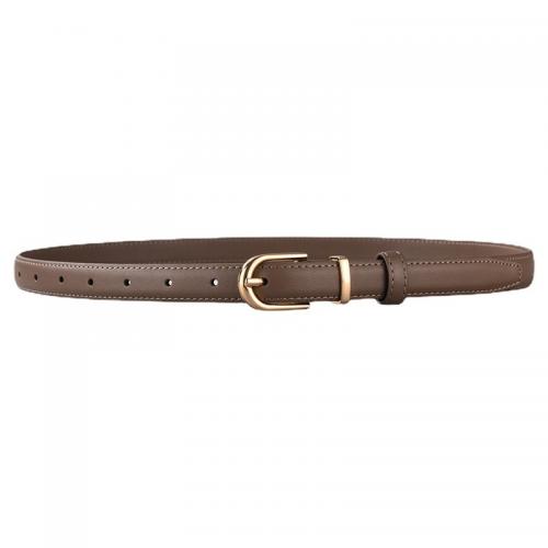 Leather & Zinc Alloy Concise & Easy Matching Fashion Belt Solid PC