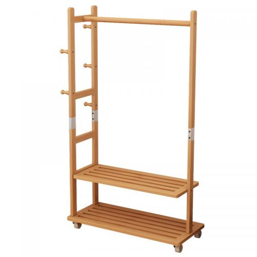 Moso Bamboo Clothes Hanging Rack durable & hardwearing Solid PC
