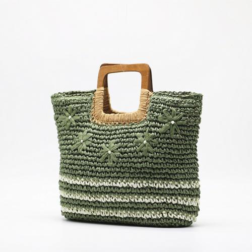 Straw Beach Bag & Easy Matching Handbag large capacity PC