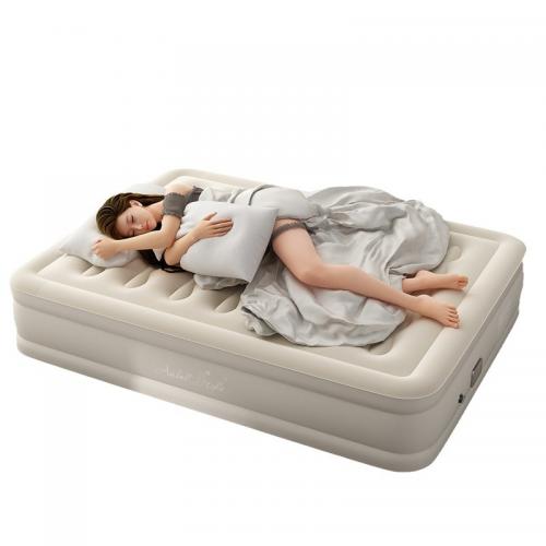 Flocking Fabric Inflatable Bed Mattress durable PC