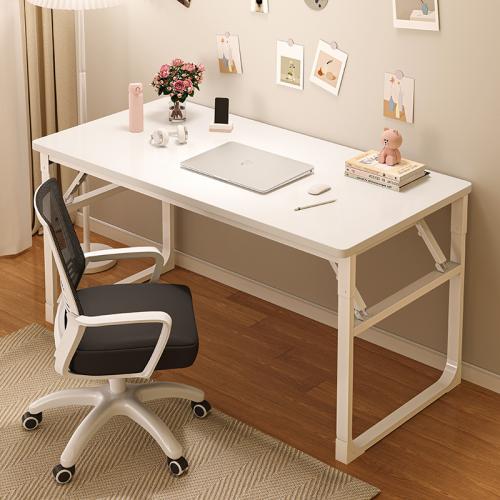 Solid Wood & Iron foldable PC Desk durable PC