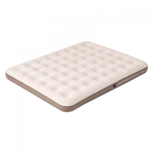 Flocking Fabric Outdoor & Inflatable Inflatable Bed Mattress beige PC